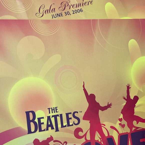 The Beatles “Love” Cirque du Soleil Gala Premiere Book - Picture 4 of 7